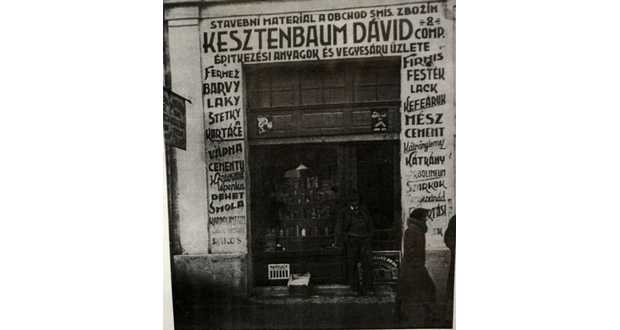 Kesztenbaum Dávid kereskedése (Fotó: www.akibic.hu )